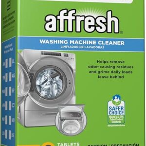 Affresh 洗衣机清洁片（6片装）｜适用于滚筒/波轮洗衣机｜强效去除异味残留｜柑橘清香｜下水道友好配方