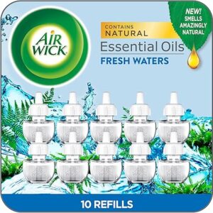 Air Wick 天然精油电动香薰补充液（Fresh Waters 清新水调香｜10瓶装）